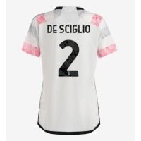Juventus Mattia De Sciglio #2 Gostujuci Dres za Ženska 2023-24 Kratak Rukav